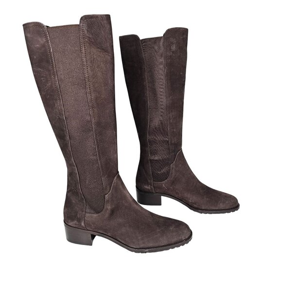 Amalfi‎ By Rangoni Womens Brown Suede Knee-High Boots 8.5M Made In Italy - Picture 16 of 16